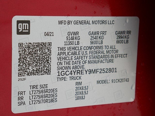 2021 Chevrolet Silverado 2500HD High Country