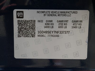 2022 GMC Sierra 3500HD Pro CREW DIESEL FLAT BED