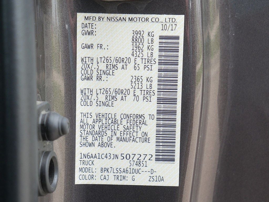 2018 Nissan Titan XD SV KING CAB 5.6