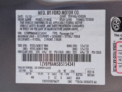 2011 Ford Mustang V6 PREMIUM