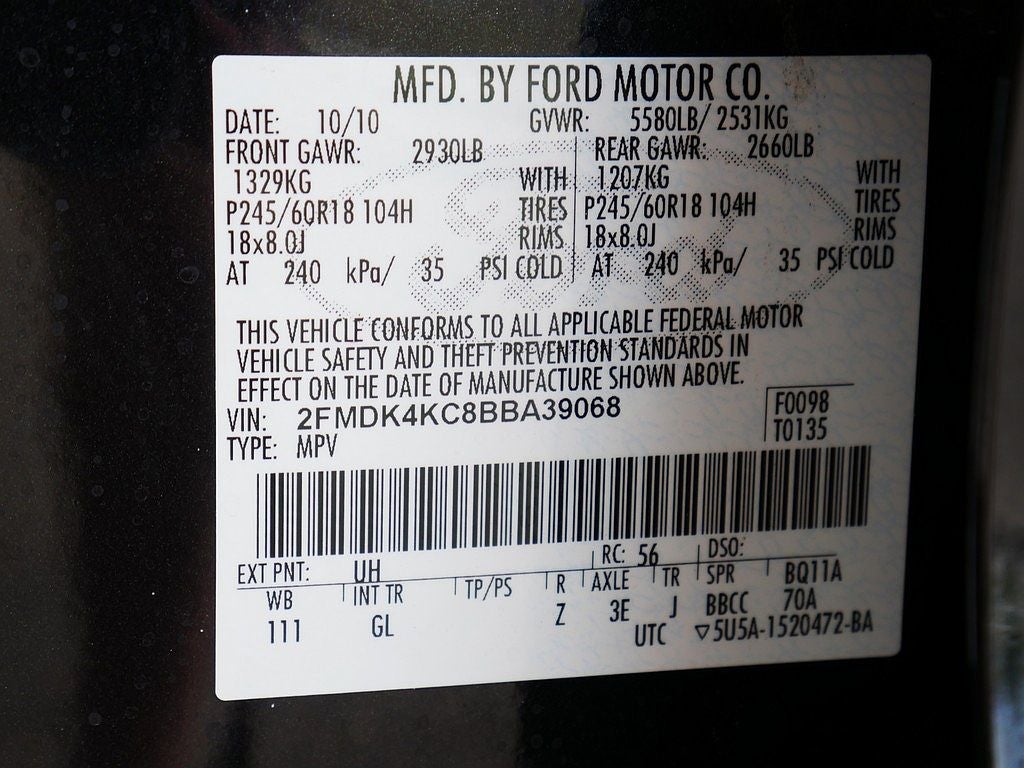 2011 Ford Edge Limited AWD
