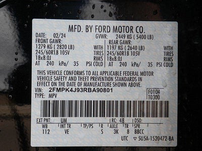 2024 Ford Edge SEL AWD