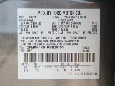 2024 Ford Edge Titanium AWD
