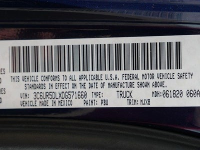 2013 RAM 2500 Big Horn CREW 6.7