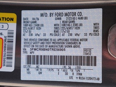 2026 Ford Bronco Sport Big Bend 4WD