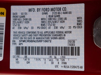 2025 Ford Bronco Sport Big Bend BLACK DIAMOND PKG