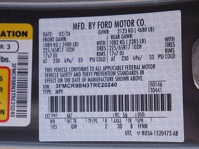 2026 Ford Bronco Sport Big Bend 4WD