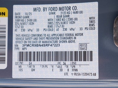 2025 Ford Bronco Sport Big Bend 4WD