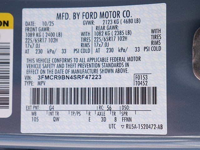 2025 Ford Bronco Sport Big Bend 4WD