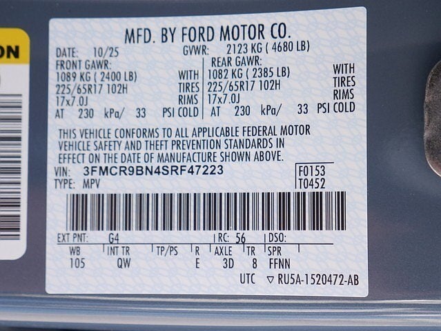 2025 Ford Bronco Sport Big Bend 4WD