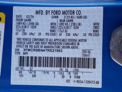 2026 Ford Bronco Sport Big Bend 4WD