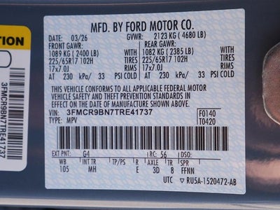 2026 Ford Bronco Sport Big Bend 4WD