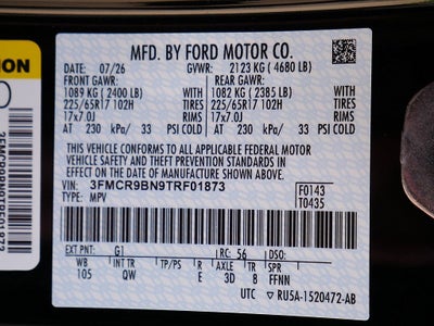 2026 Ford Bronco Sport Big Bend 4WD
