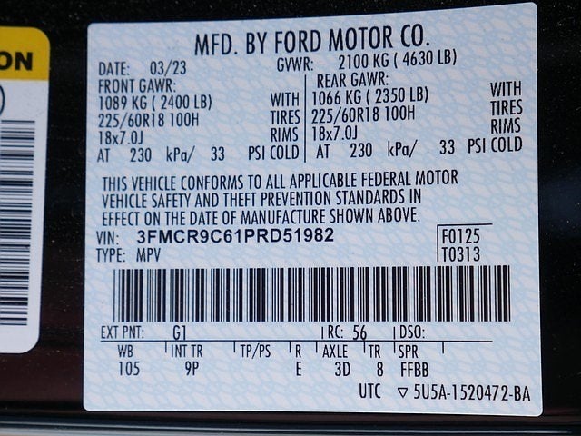 2023 Ford Bronco Sport Outer Banks 4WD