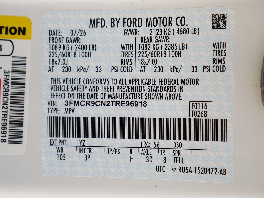 2026 Ford Bronco Sport Outer Banks 4WD