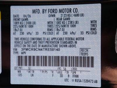 2026 Ford Bronco Sport Outer Banks 4WD