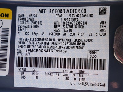 2026 Ford Bronco Sport Outer Banks 4WD