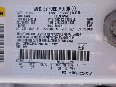 2026 Ford Bronco Sport Outer Banks 4WD