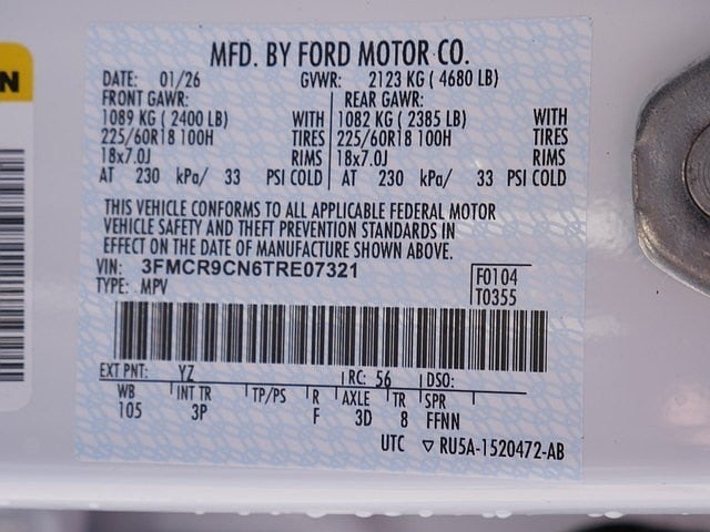 2026 Ford Bronco Sport Outer Banks 4WD