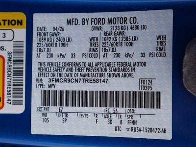 2026 Ford Bronco Sport Outer Banks 4WD