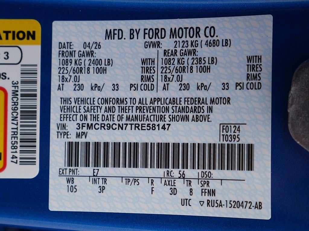 2026 Ford Bronco Sport Outer Banks 4WD