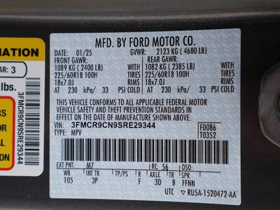 2025 Ford Bronco Sport Outer Banks AWD