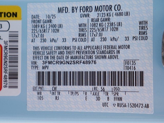 2025 Ford Bronco Sport Heritage 4WD