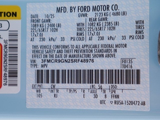 2025 Ford Bronco Sport Heritage 4WD