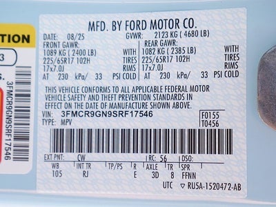 2025 Ford Bronco Sport Heritage 4WD