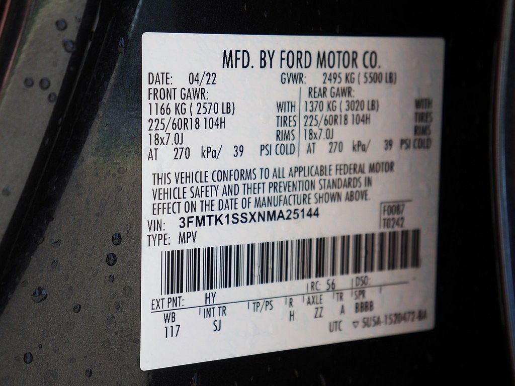2022 Ford Mustang Mach-E Select AWD