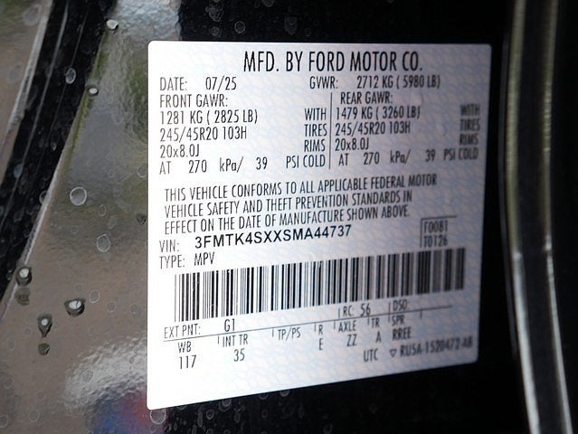 2025 Ford Mustang Mach-E GT EAWD