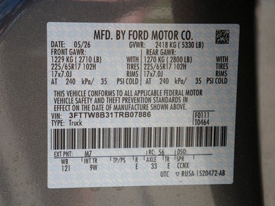2026 Ford Maverick XL CREW AWD
