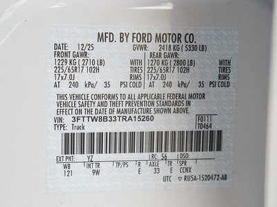 2026 Ford Maverick XL CREW AWD