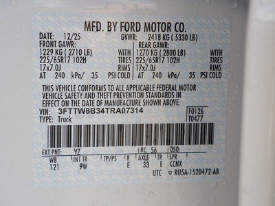 2026 Ford Maverick XL CREW AWD