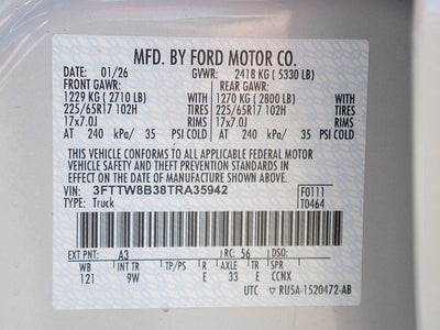2026 Ford Maverick XL CREW AWD