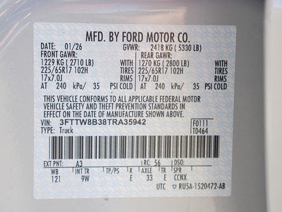 2026 Ford Maverick XL CREW AWD