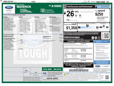2022 Ford Maverick XLT FWD
