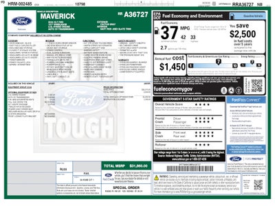 2024 Ford Maverick XLT FWD HYBRID