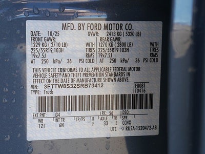 2025 Ford Maverick Lariat CREW AWD