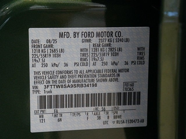 2025 Ford Maverick Lariat CREW AWD