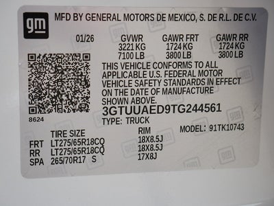 2026 GMC Sierra 1500 Pro 5.3 X31 LONG BED