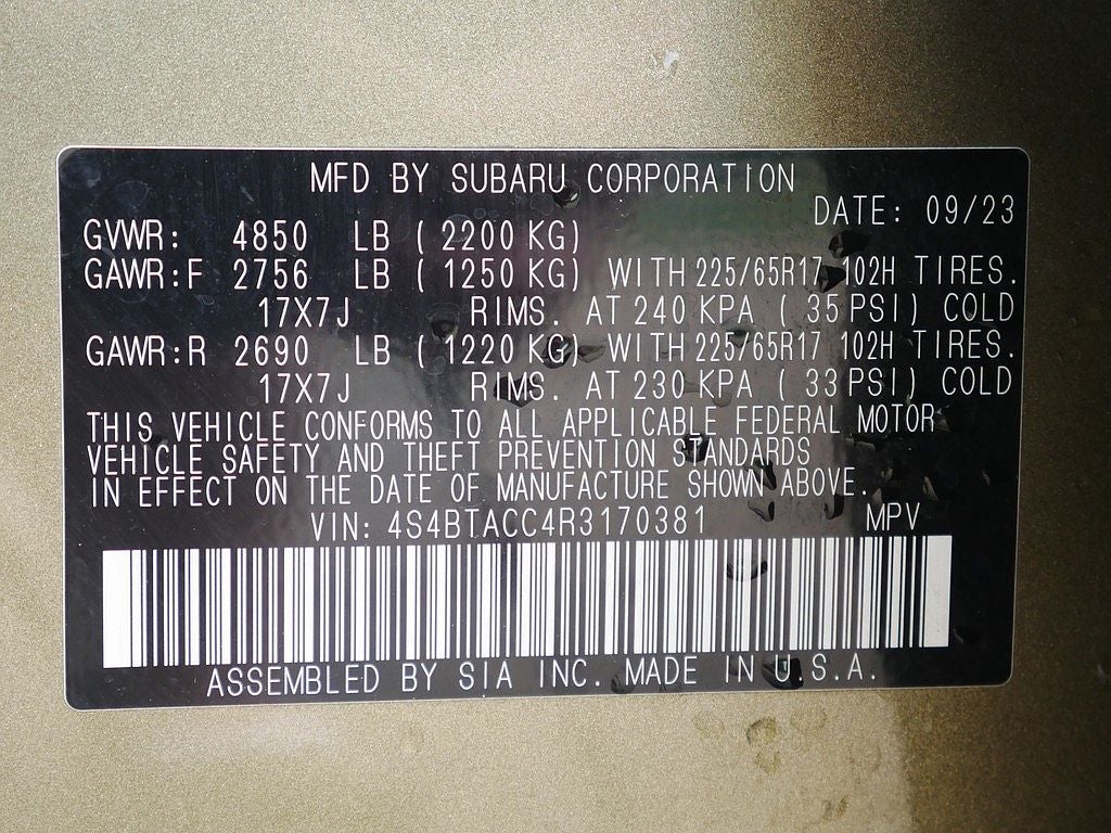 2024 Subaru Outback Premium AWD