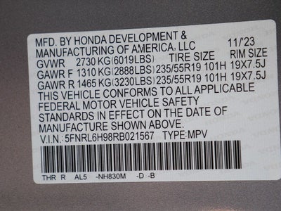 2024 Honda Odyssey Elite