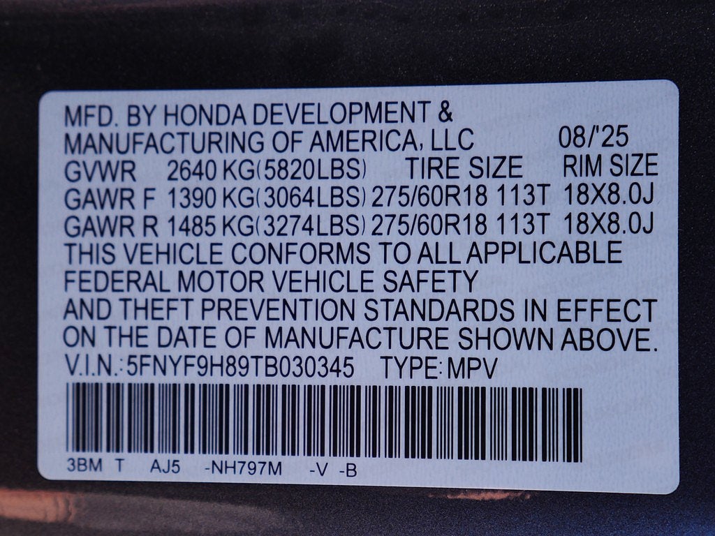 2026 Honda Passport TrailSport Elite Blackout
