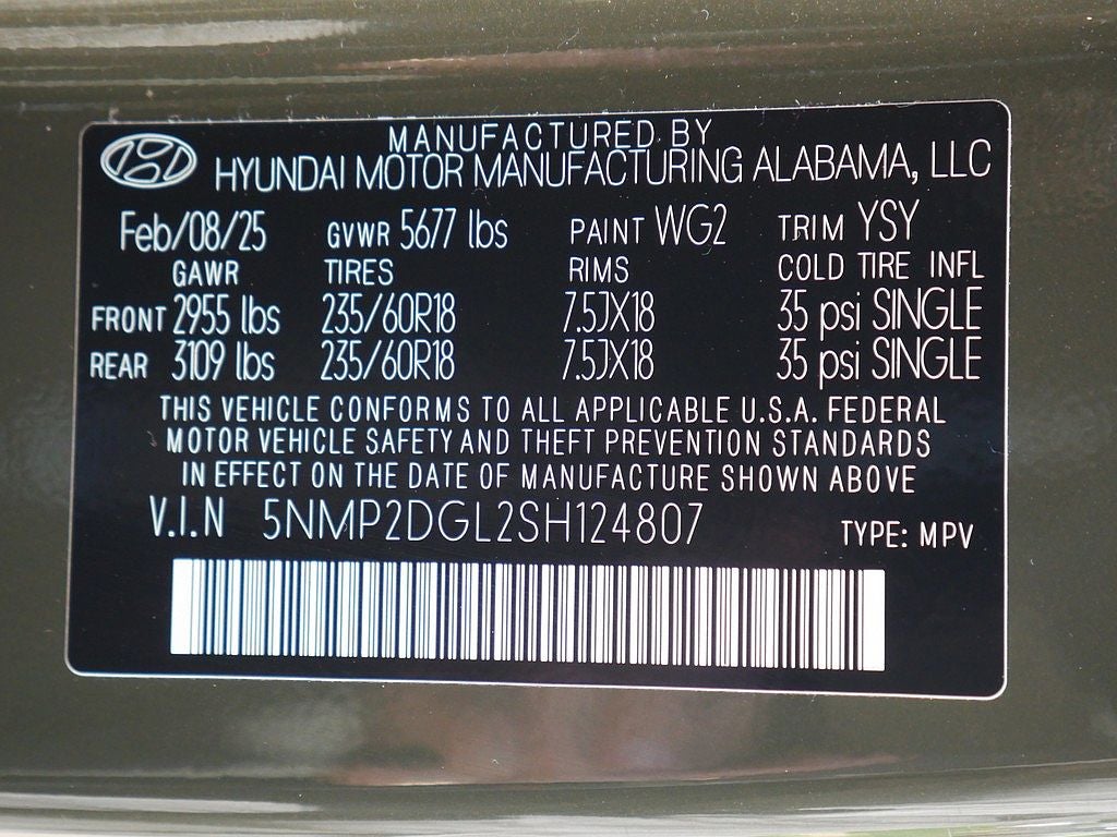 2025 Hyundai Santa Fe SEL AWD