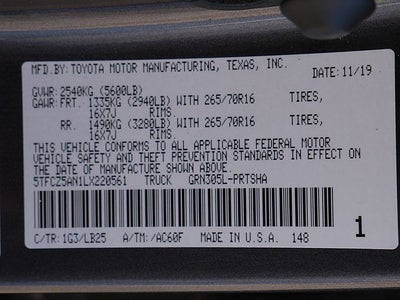 2020 Toyota Tacoma TRD Pro V6