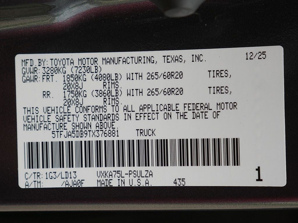 2026 Toyota Tundra Limited 4WD