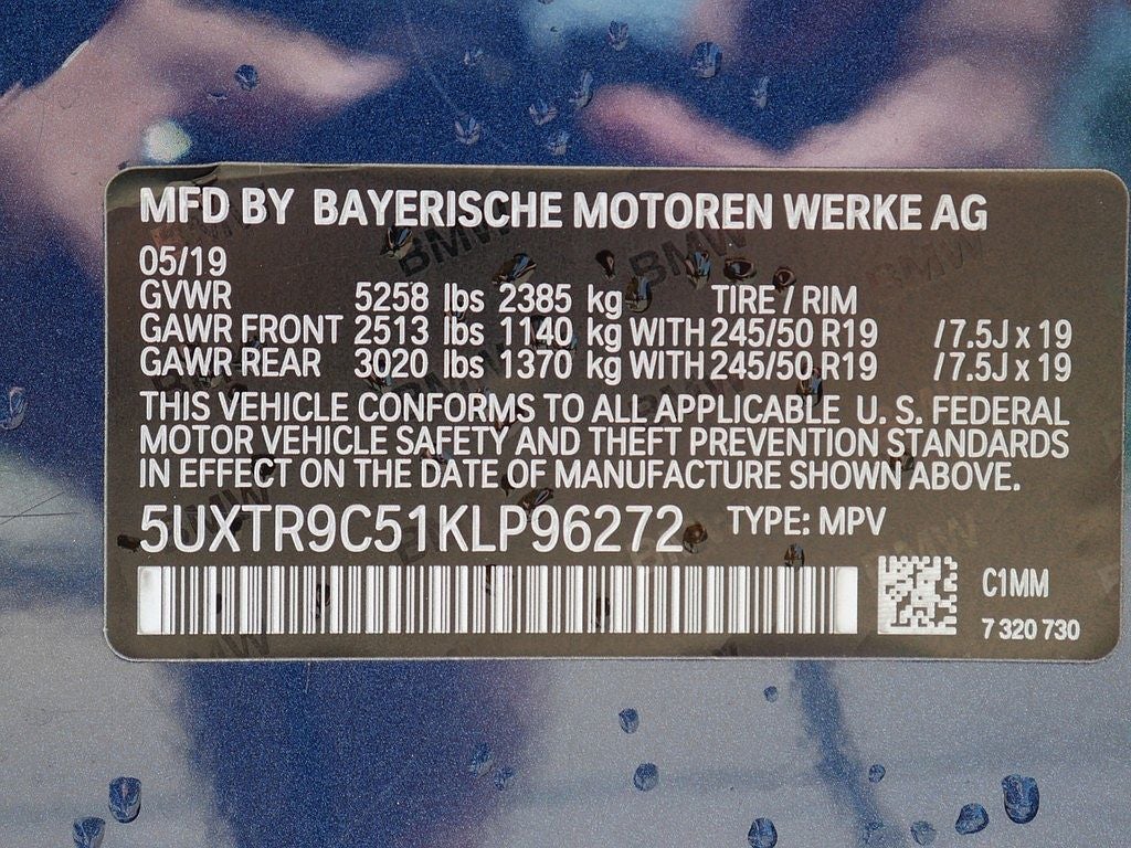 2019 BMW X3 xDrive30i 4WD