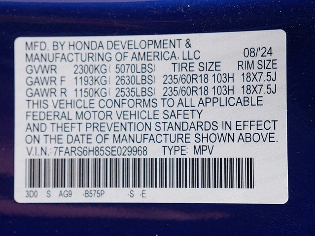 2025 Honda CR-V Hybrid Sport-L AWD