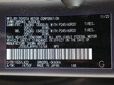 2023 Toyota 4Runner Limited 4WD